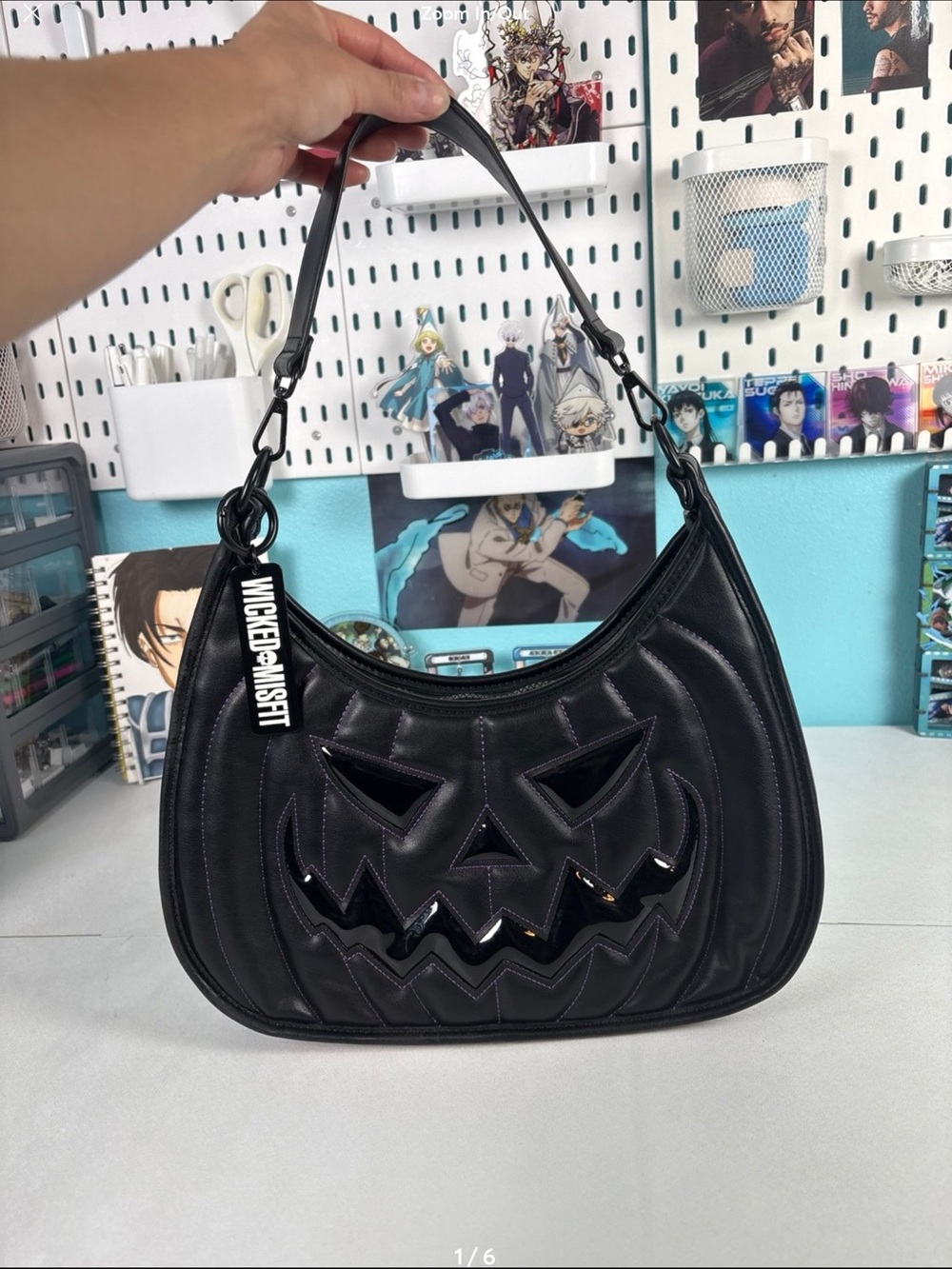 Wicked misfit Pumpkin Shoulder Bag crossbody